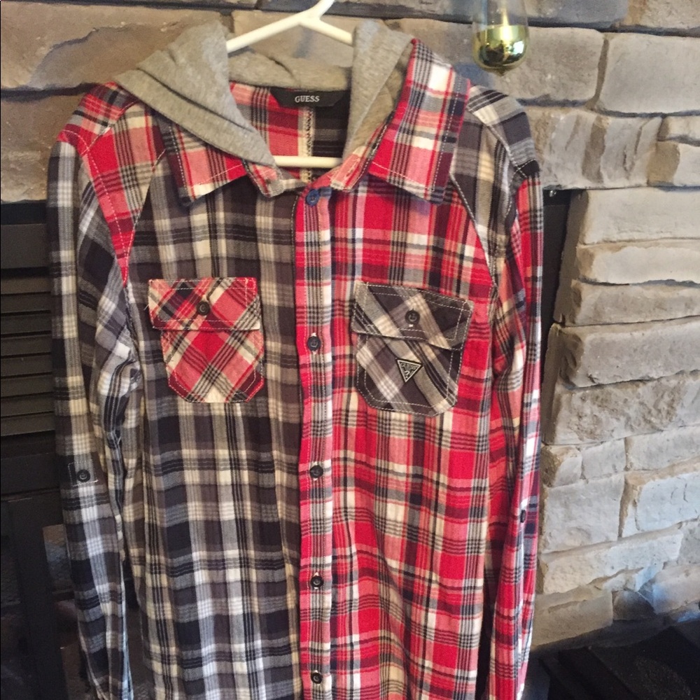 Stylish Hooded Plaid